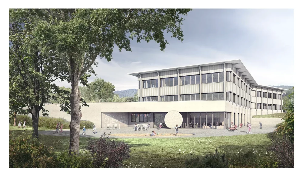 Burri & partenaires architectes – Secteur Les Arquebusiers et nouvelle école à Delémont