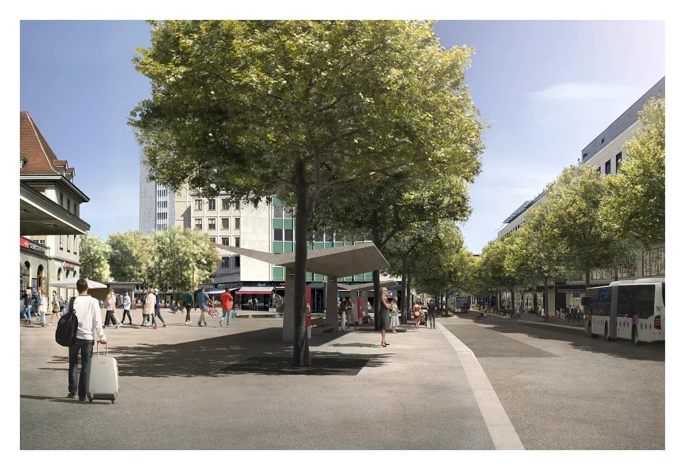 Ville de Fribourg – Future place de la Gare et ses abords