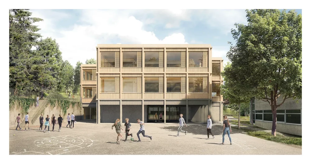 Esposito + Javet architectes – Rénovation et agrandissement du Collège de La Gracieuse à Morges